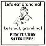Humorous example of punctuation