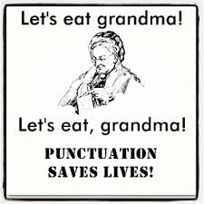 Humorous example of punctuation
