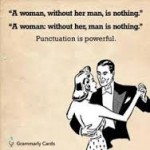 The dangers of omitting punctuation