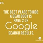 SEO Dead Body quote
